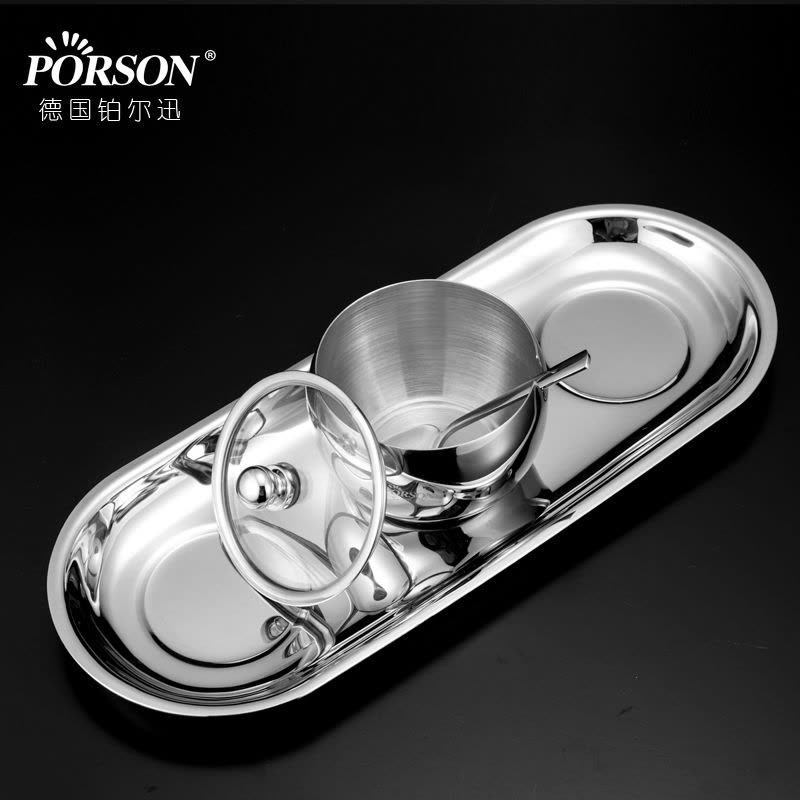 德国铂尔迅PORSON 厨房小工具304不锈钢调味罐套装家用 调料盒调味盒盐罐调料瓶罐图片