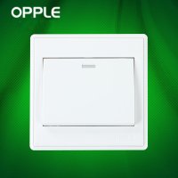 OPPLE欧普照明 86型电工面板墙壁开关插座防漏电安全 一开多控