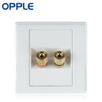 OPPLE欧普照明 86型电工面板墙壁开关插座防漏电安全 一位音响
