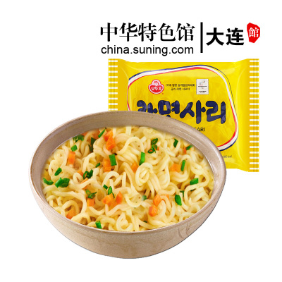 【中华特色】大连馆 关东阁不倒翁拉面110g 部队火锅面饼 袋装 无料包 东北