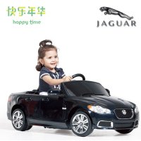 快乐年华 捷豹儿童电动车四轮电动汽车玩具车儿童 可坐遥控童车 KL7004F