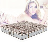 古卡罗 床垫 豹纹羊绒面料+双人席梦思袋装弹簧床垫