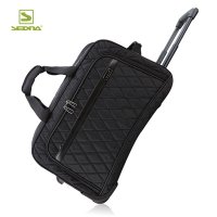 sedna赛德纳20寸菱格旅行袋旅行包手提行李包袋旅游拉杆袋拖轮袋箱包