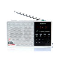 德生（TECSUN）数码播放器/插卡d3【红色】集数码MP3、电脑音箱、抗干扰 插卡低声音箱插卡音箱迷你小巧