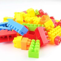 儿童88粒大颗粒塑料积木玩具 宝宝益智早教拼装拼插拼搭玩具 1-2-3周岁宝宝男孩女孩