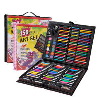 儿童150件套绘画套装水彩笔油画棒蜡笔美术画笔画画工具手工涂鸦文具用品玩具3-6-12岁