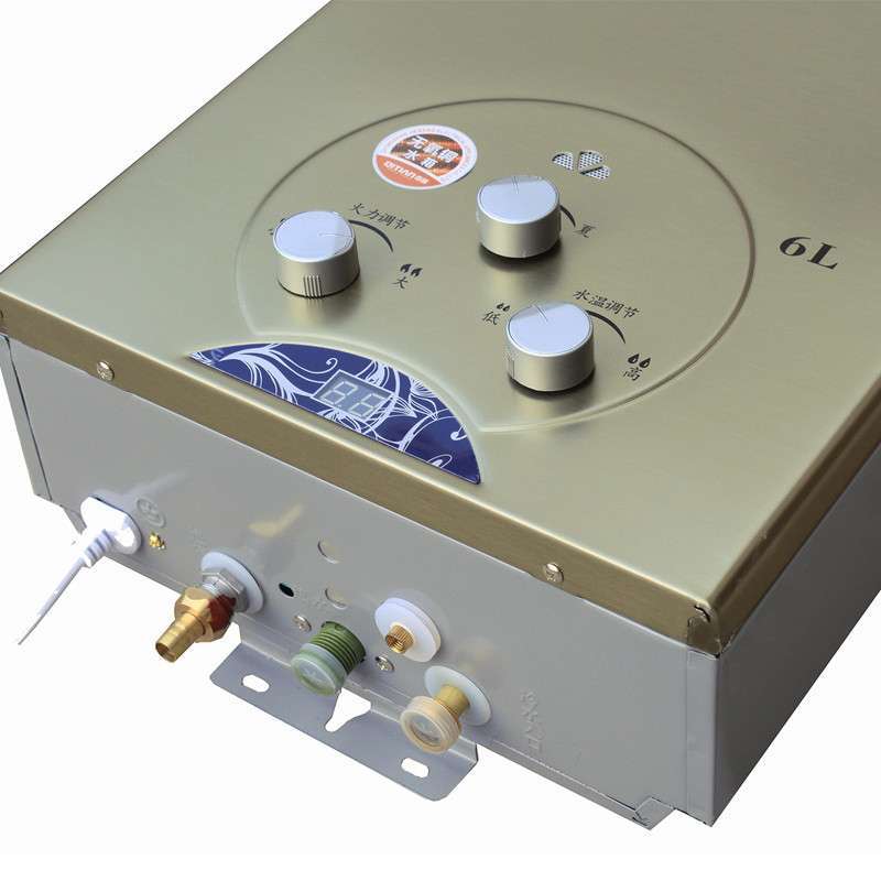 奇田(Qitian) 平衡式燃气热水器天然气 JSG12-A土豪金6升 可安装浴室 数码温度显示(12T)图片