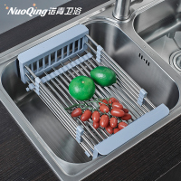 佳家达(JIAJIADA) 厨房水沥水篮伸缩不锈钢洗菜盆滤水篮水池沥水架洗菜池