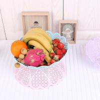 佳家达(JIAJIADA) 塑料镂空水果盘创意客厅糖果盘瓜子糖果盘干果盘沥水篮水果收纳盘