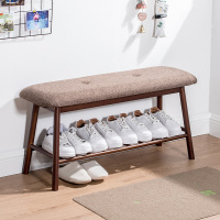 佳家达(JIAJIADA) 换鞋凳实木多功能鞋架沙发凳可坐凳子收纳凳现代简约进口穿鞋凳
