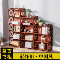 佳家达(JIAJIADA) 楠竹置物架落地书架客厅储物柜实木多层书柜简约现代简易收纳架子