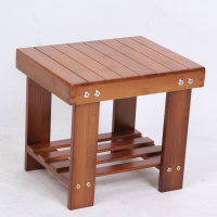 佳家达(JIAJIADA) 楠竹子小板凳换鞋凳儿童小凳子餐凳卡通欧式洗衣凳实木质简约时尚
