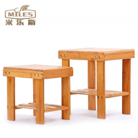 佳家达(JIAJIADA) 楠竹小凳子钓鱼小板凳矮凳换鞋凳马扎非塑料踩脚小方凳洗脚小圆凳