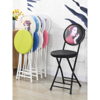 佳家达(JIAJIADA) 折叠凳子靠背椅子家用便携小圆凳宿舍椅餐椅办公椅会议培训电脑椅