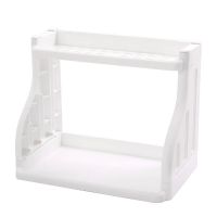 佳家达(JIAJIADA) 书香人嘉 厨房调味品置物架塑料调料架子置物架厨房落地多功能收纳架双层