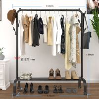 佳家达(JIAJIADA) 晾衣架落地挂衣架家用单杆卧室折叠简易室内收纳凉晒衣服衣帽架子