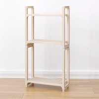 佳家达(JIAJIADA) 书香人嘉 欣颖家居 冲凉房置物架置 地式层架落地塑料放沐浴露架子 卫生间收纳架