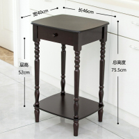 佳家达(JIAJIADA) 书香人嘉 欧式电话架花架水桶架烧水器茶具茶杯架子中式沙发边多功能置物架