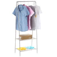 佳家达(JIAJIADA) 书香人嘉 简易衣架落地挂衣架家用置物架衣服架子简约现代衣帽架卧室挂包架 不锈钢置物衣架