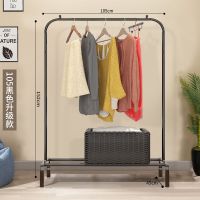 佳家达(JIAJIADA) 衣帽架简易晾衣架家用落地卧室内单双杆式凉晒衣杆挂衣服架子阳台