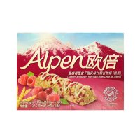 欧倍(Alpen)蔓越莓覆盆子酸乳味什锦谷物棒(糕点)5条装 137.5g