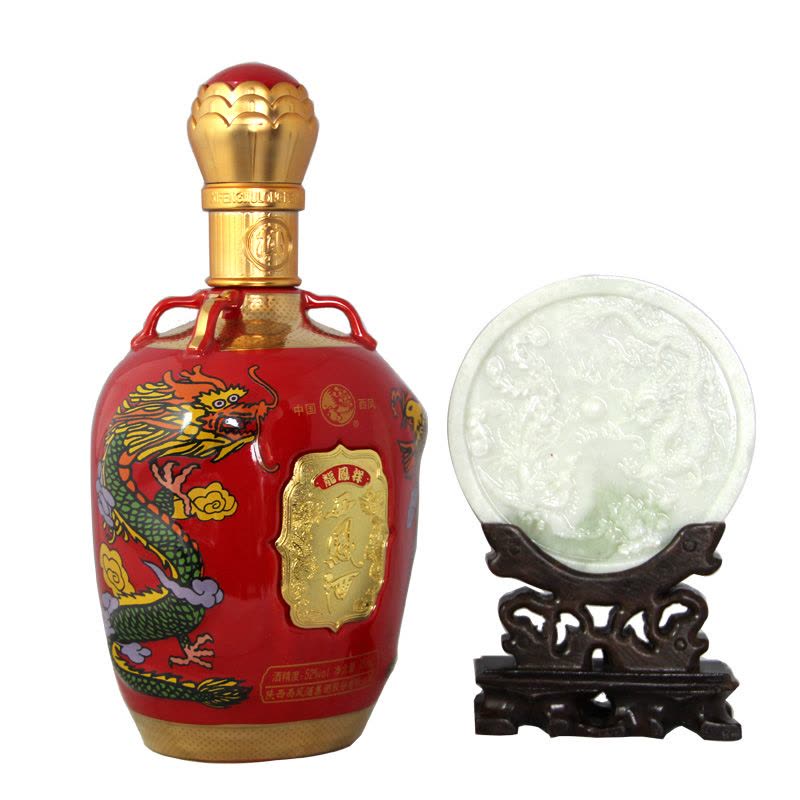 【中华特色】凤翔馆 西凤酒52度龙凤祥和瑞木盒版 单瓶750mLX1瓶 绵柔凤香型白酒 高端收藏礼品酒 西北图片
