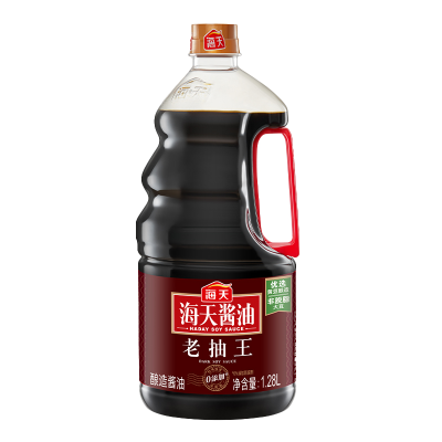 海天老抽王1.28L酱油大桶装