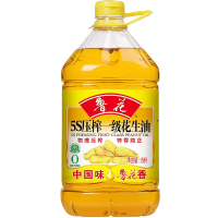 鲁花食用油 5S压榨一级 花生油 5L*2