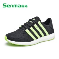 SENMA/森马2016夏季新品情侣鞋平跟跑步鞋运动休闲鞋透气网布鞋子