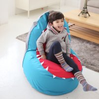 iizz韩国真品布艺沙发幼儿园可爱卡通懒人豆袋椅宝宝单人韩式sofa