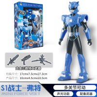 正版迷你特工队X米你武器机器人玩具光之枪弗特露西塞米战警米米 声光特工战士 S1战士-弗特