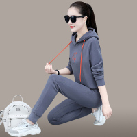 金蔚臻轻奢品牌2022春秋季新款中青年女士运动套装时尚休闲运动套装年轻妈妈洋气春装束腿裤套装高档两件套