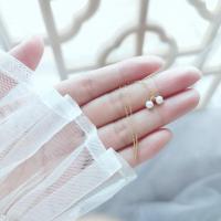 [直播尝鲜]2021年新款潮耳线女18k金流苏耳饰个性简约冷淡风耳坠