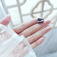 [直播尝鲜]2021年新款耳线女18k金简约耳坠彩金气质耳饰个性饰品