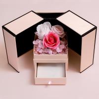 炙真银楼皂花玫瑰花礼盒 送女友浪漫爱人送老婆生日创意礼品