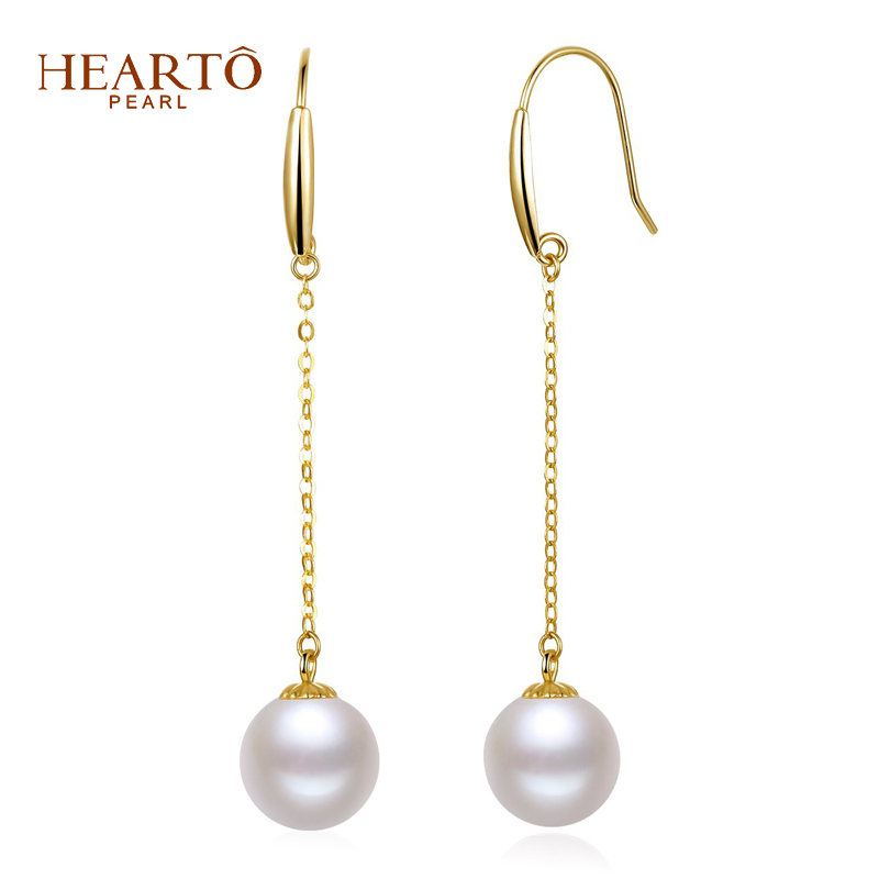 海瞳珍珠耳饰耳线海瞳18k金珍珠耳线正圆形淡水珍珠耳环送恋人送女友耳饰珍珠 价格图片品牌报价 苏宁易购海瞳珠宝官方旗舰店