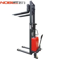 诺力叉车半电动堆高车新款SPN1530C堆垛机铲车液压装卸电动升高叉车1.5吨3.0米液压堆垛车升高车 诺力电动叉车