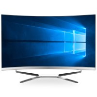 亚当贝尔（YDBE）23.6英寸曲面一体机电脑 高端四核A8 3500/8GB/256GB 家用商务办公娱乐影音游戏一体机 台式机电脑主机 电脑一体机整机