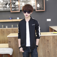 丹杰仕2016新款 夹克男 秋冬夹克外套男 韩版休闲运动外套男快手红人舒适百搭潮裤小咖秀百搭潮