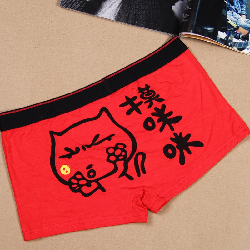 丹杰仕 kk21 青少年学生男式短裤男士内裤大码四平角性感青年男四角裤头