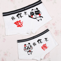 丹杰仕 kk13情侣内裤2条装 女士内裤 性感女式棉质性感内裤男女组合套装