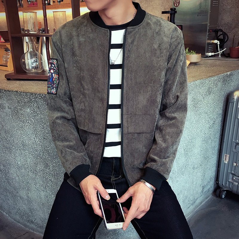 古莱登 男士2017新款春秋青少年帅气韩版夹克外套春季学生棒球衣服潮冬季