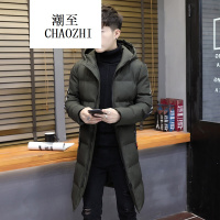 2017新款男士大码男士羽绒棉衣外套中长加厚男装棉袄冬季棉服时尚百搭潮流男装
