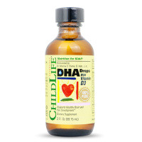 童年时光Childlife婴儿DHA+D3滴剂59.15ml*1瓶装 新生儿鱼油0-3月;3-6月;6-9月;9-12月