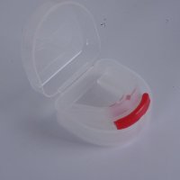 Ruaisen双面碰撞格斗护齿 成人护齿套 美国进口硅胶牙套 口香糖盾