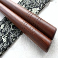 Ruaisen红木双绳超硬沉水双节棍 南美产紫檀木高档铁力红木两节棍