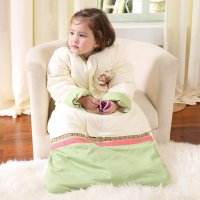 龙之涵婴儿睡袋纯棉花宝宝睡袋婴幼儿睡袋加厚款儿童防踢被可加长