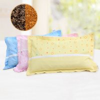 龙之涵 定型防偏头婴儿枕头 荞麦黍子填充儿童枕头 一枕芯两枕套方便换洗