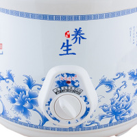 5升美味世家 紫砂电炖锅陶瓷煲汤隔水炖盅煲粥砂锅电炖锅紫砂文火锅煲砂锅煮粥煲熬汤煮粥锅电炖盅煲汤电砂锅紫砂锅