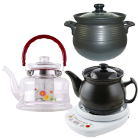 2升玻璃壶+2升药壶+5升汤耐热透明玻璃茶具功夫茶具飘逸杯电泡茶壶子泡茶杯过滤茶水分离花草茶具煮水壶烧开水热水壶煲开水壶